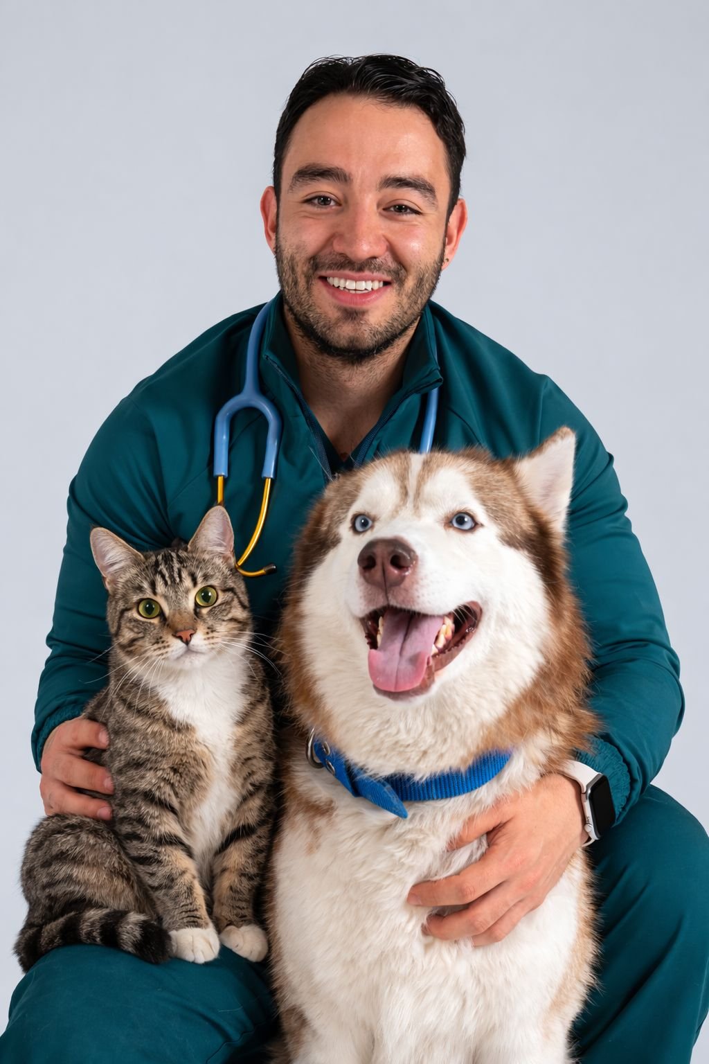 Camilo López, médico veterinario
